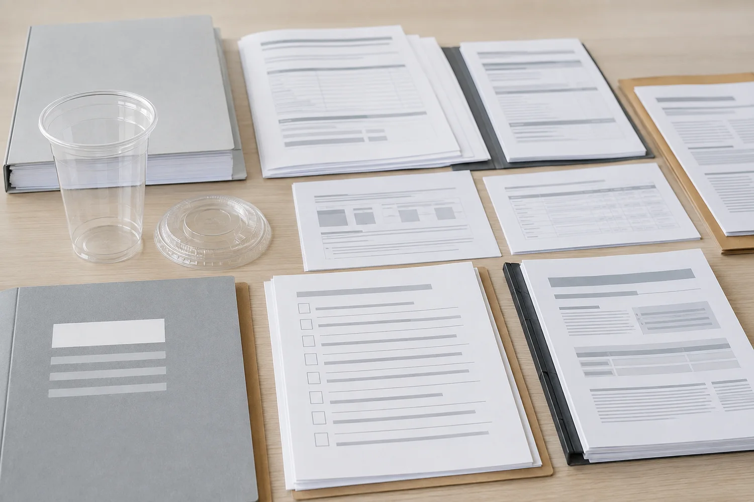 Complete PLA cup procurement document pack with certification, product scope, food-contact evidence and buyer checklist