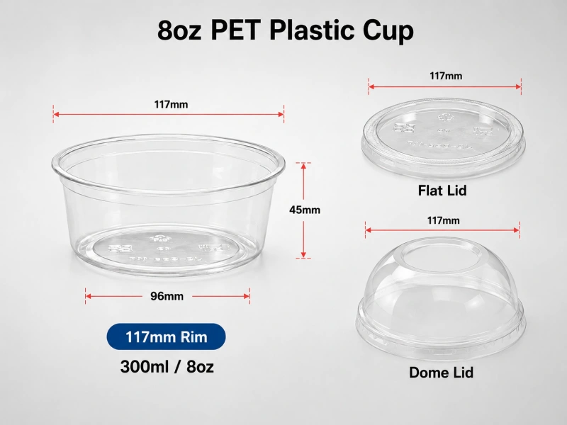 PET Cup & Bowl 8oz 300ml