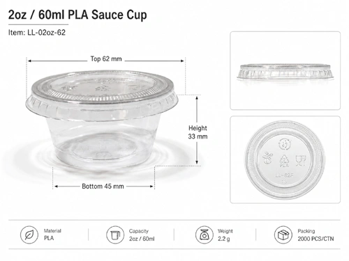 PLA Cup 2oz 60ml