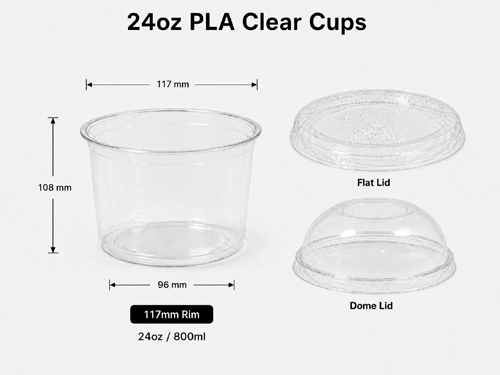 PLA Cup & Bowl 24oz 800ml