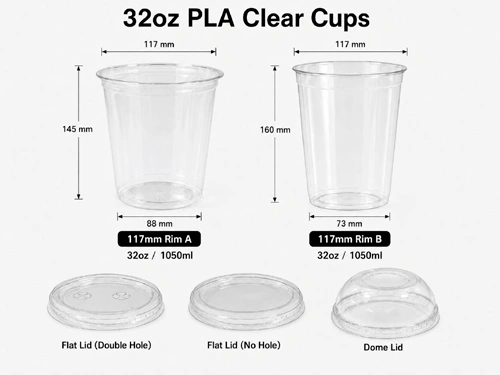 PLA Bowl Container 32oz 1000ml