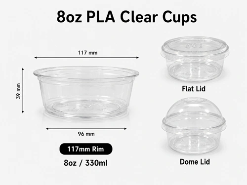 PLA Cup & Bowl 8oz 330ml