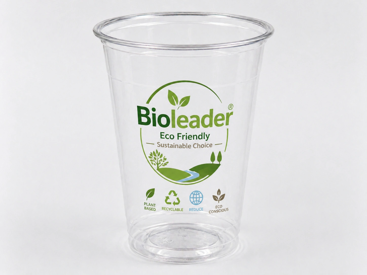 10oz PLA Compostable Cups multi-color cup printing example