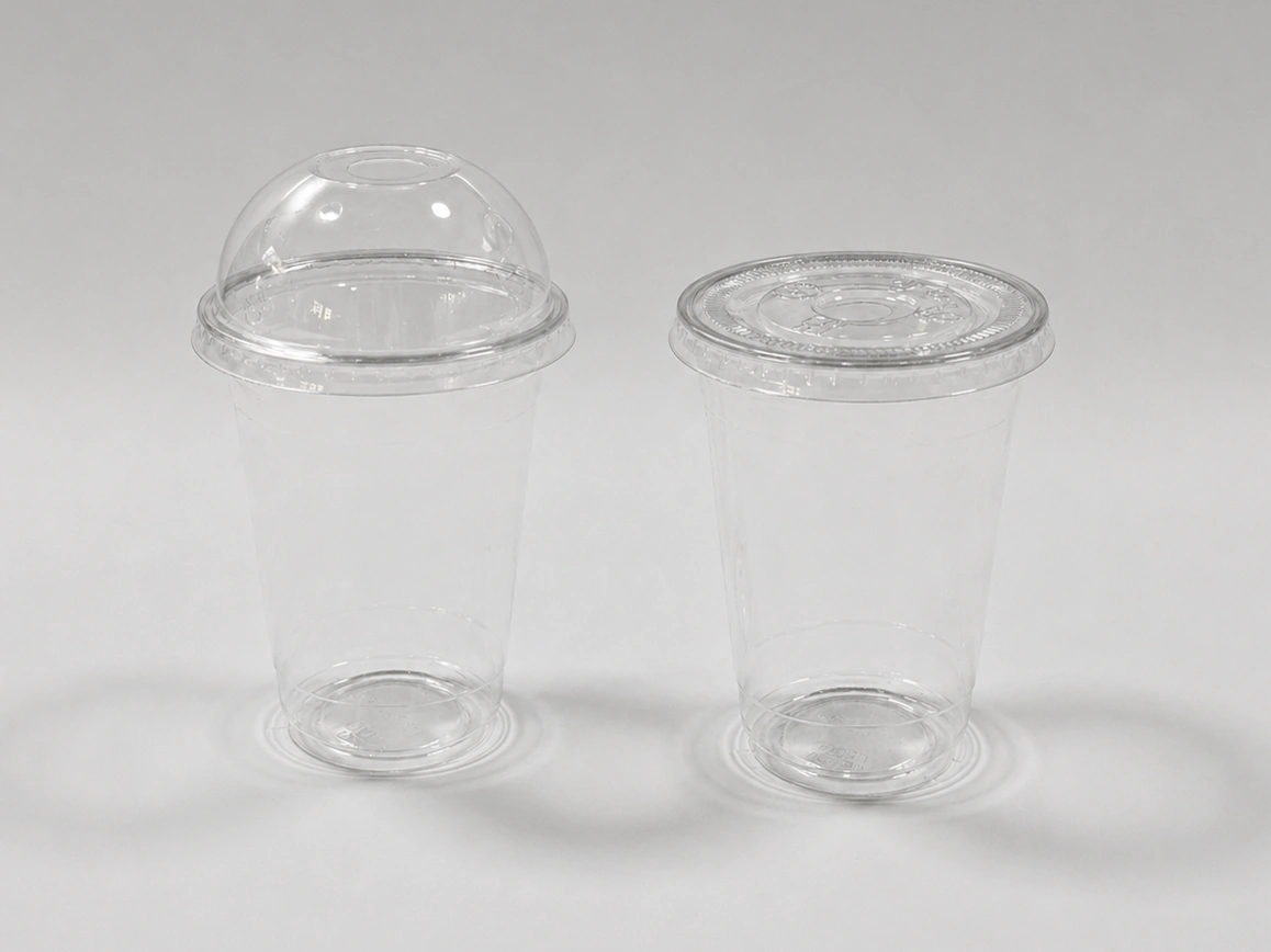 10oz PLA Compostable Cups with Matching Lid