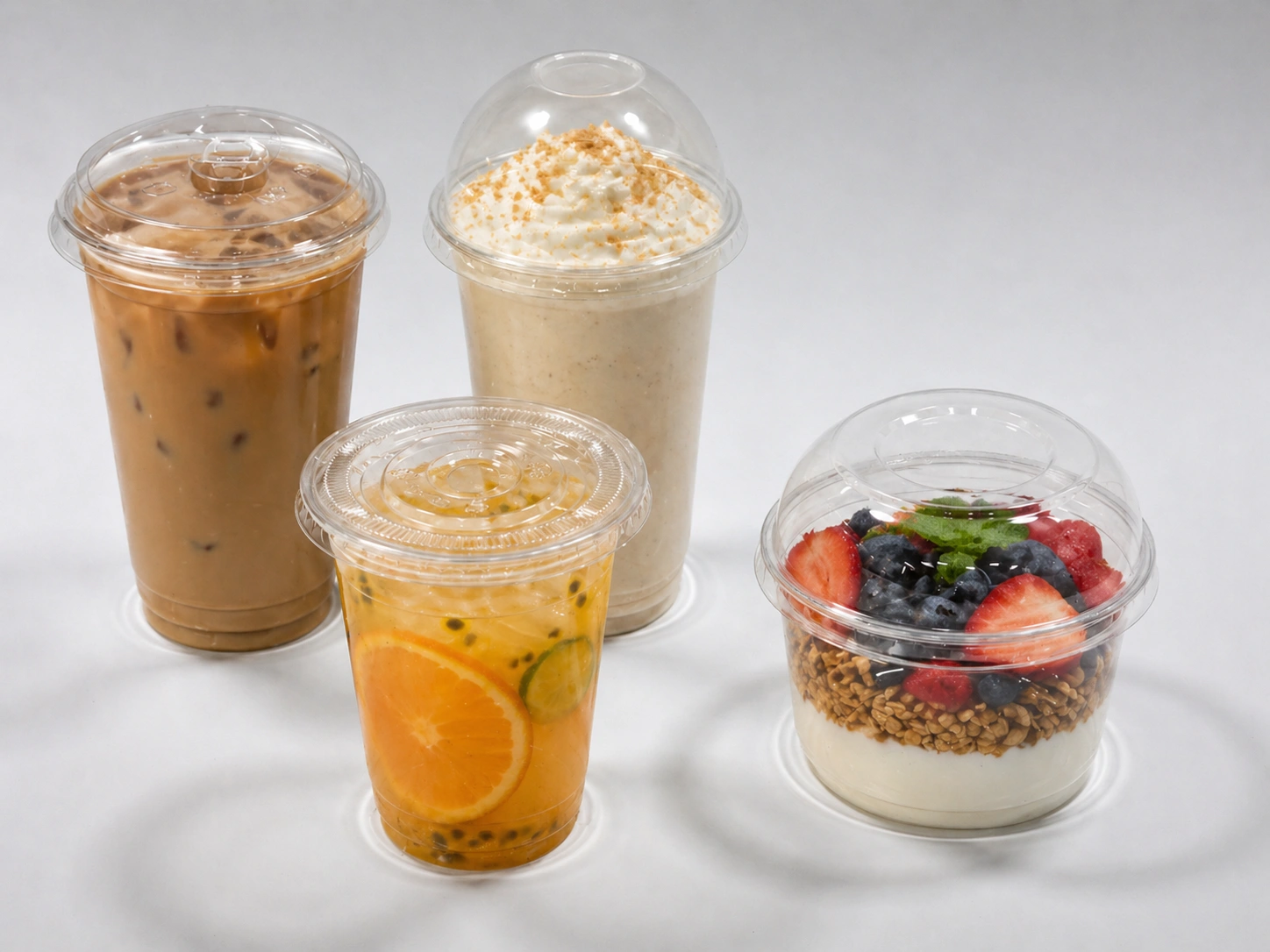 16oz PLA Compostable Cups Cold Drink Application