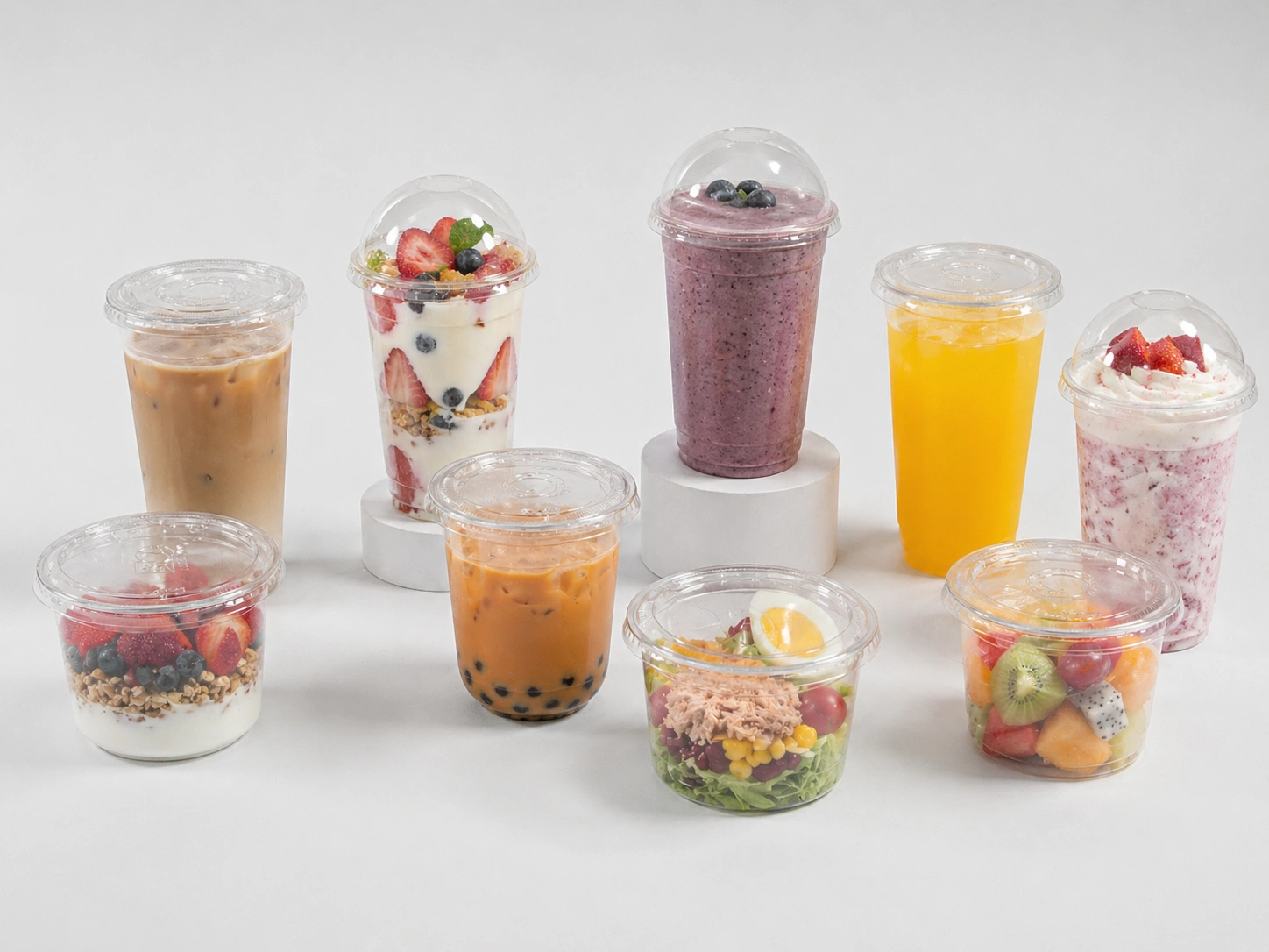 20oz PLA Compostable Cups Cold Drink Application
