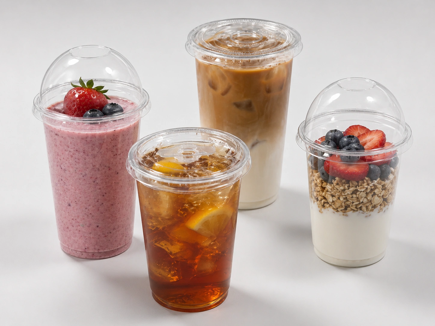22oz PLA Compostable Cups Cold Drink Application