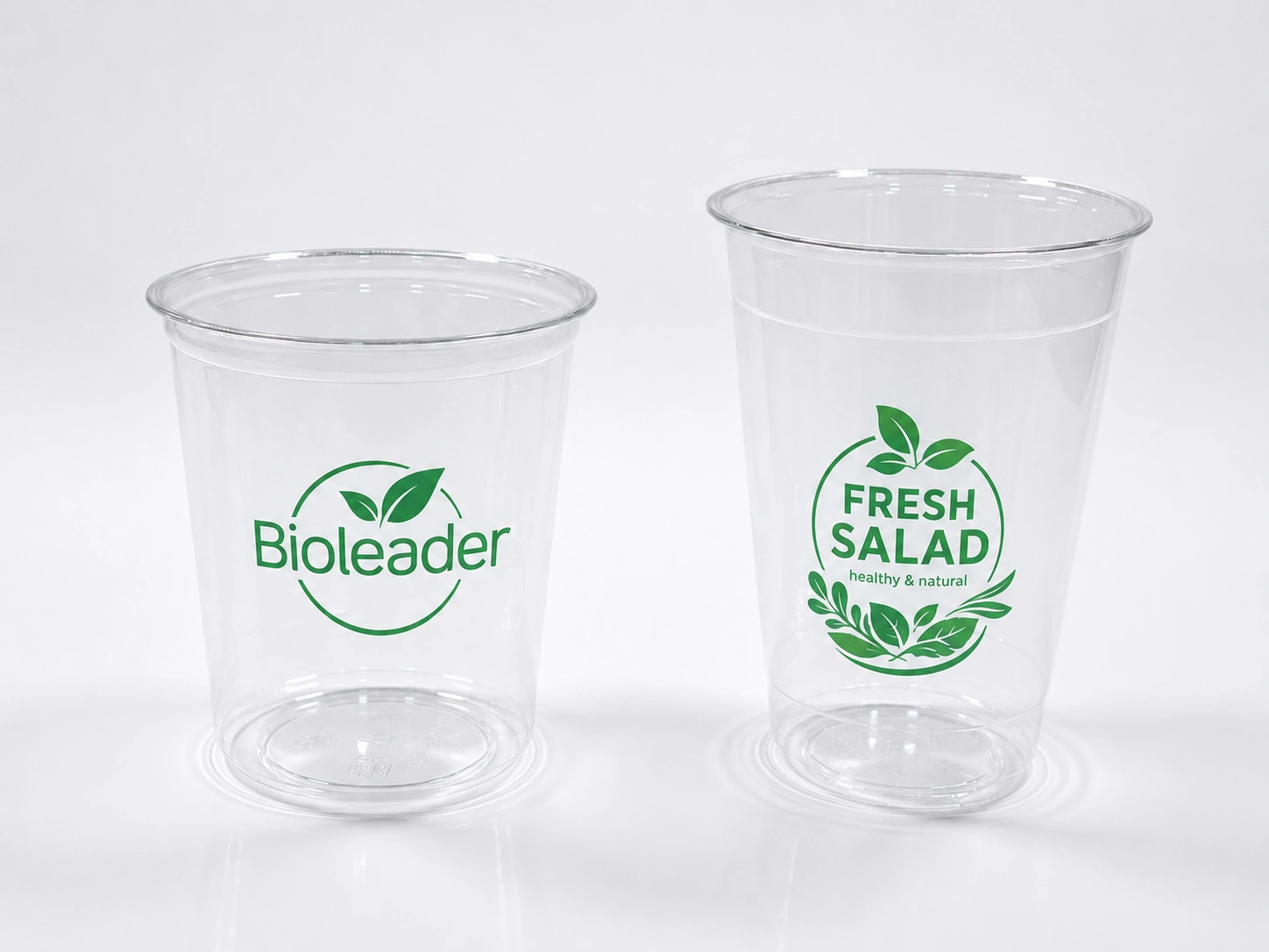 32oz PLA Compostable Cups custom logo printing example