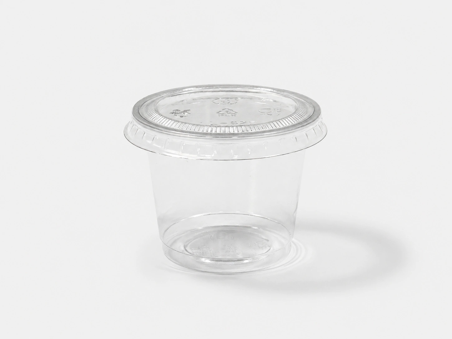 3oz PLA Biodegradable Cups Matching Lid Options