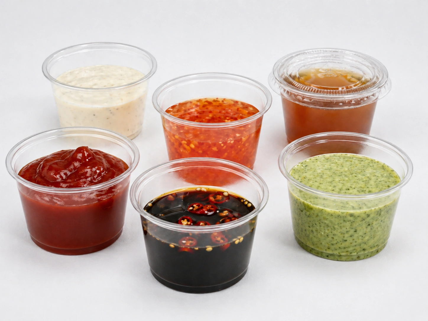 4oz PLA Compostable Cups Dessert Cup Application