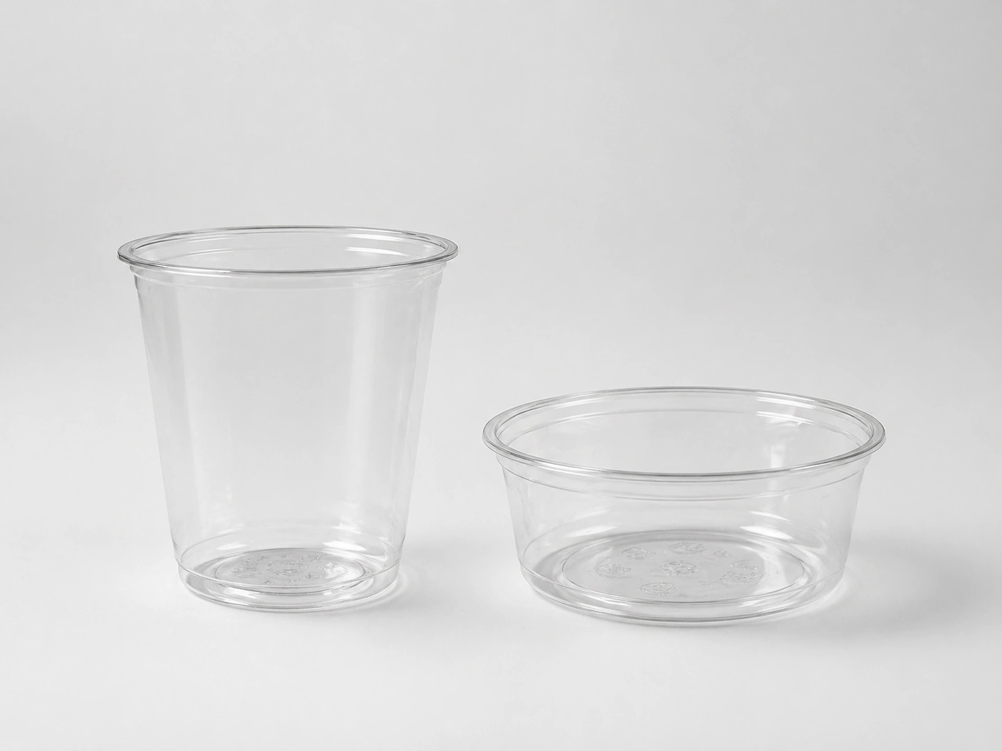 8oz PLA Compostable Cups Side View